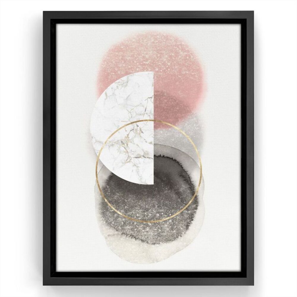 Americanflat -  - 20x30 Floating Canvas Black - Blush Black